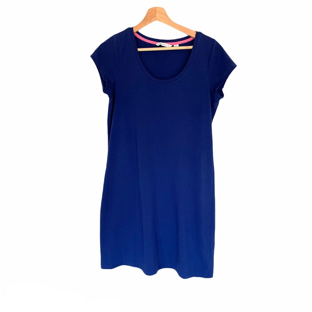IsaacMizrahiLive! Navy Midi Slip Dress XS